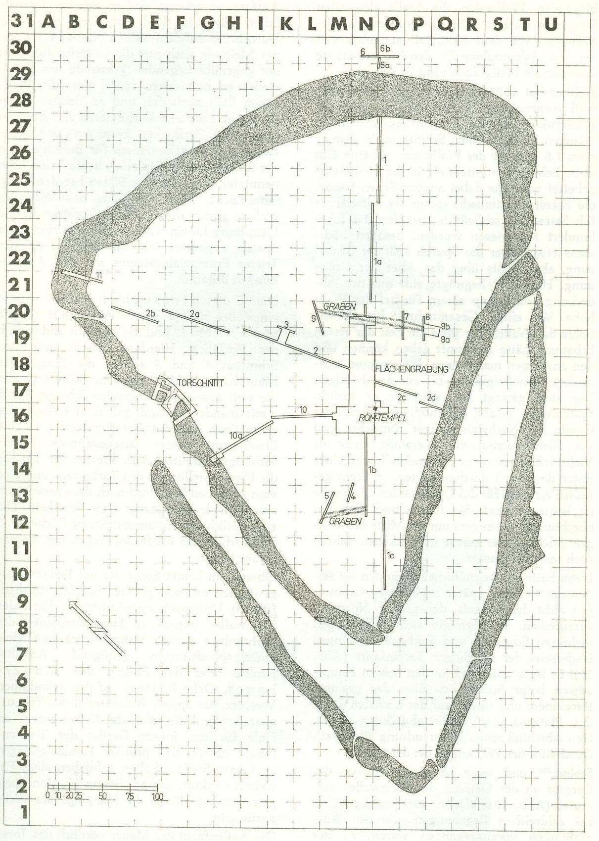 Plan des Hunnenring in Otzenhausen